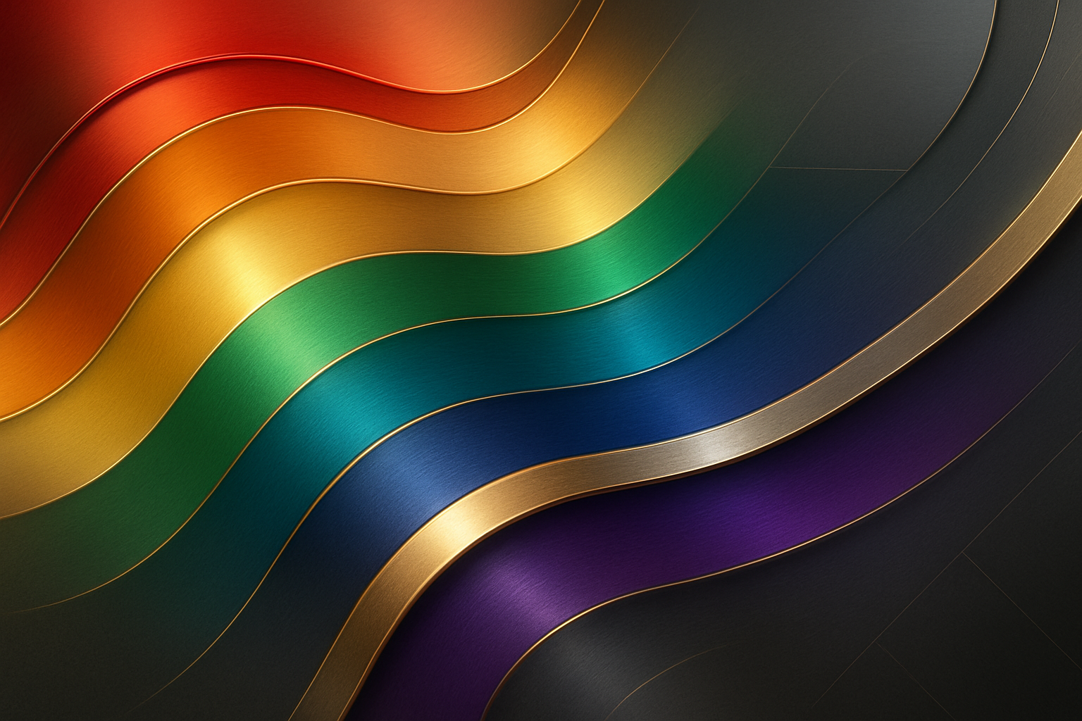 abstract pride gradients with a modern luxury feel