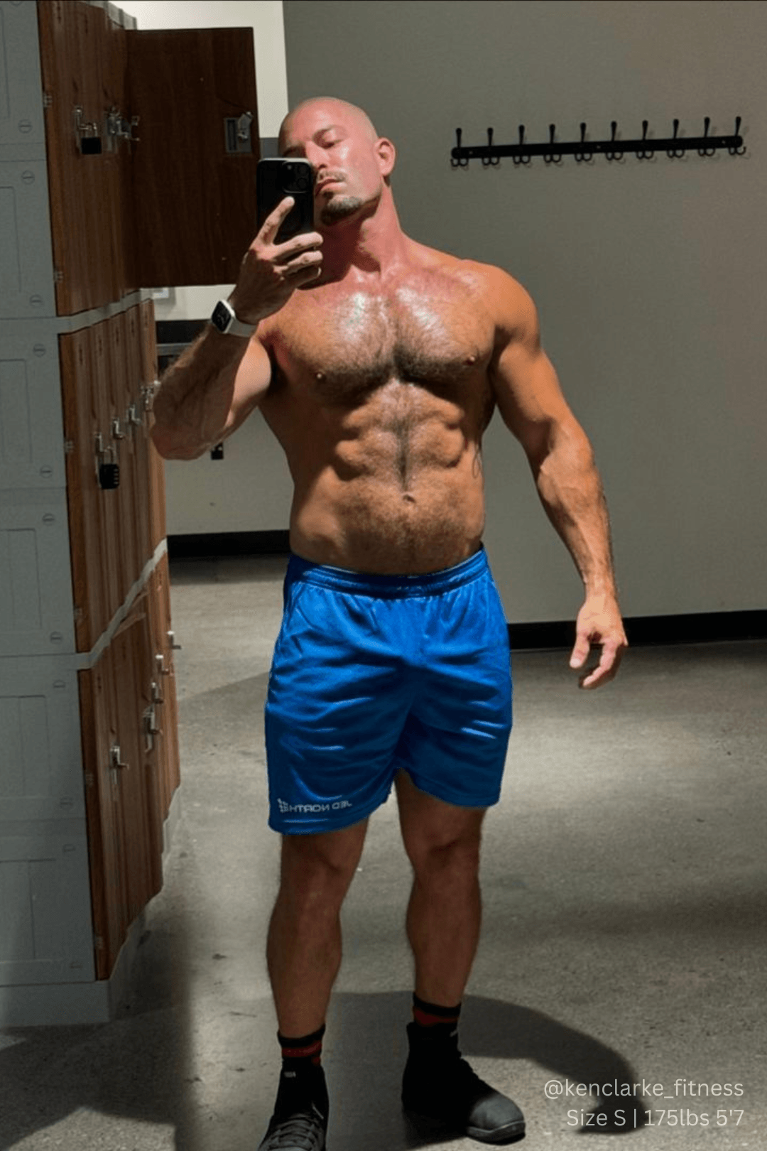 Jed North Jersey Mesh 7.5" Gym Shorts - Blue