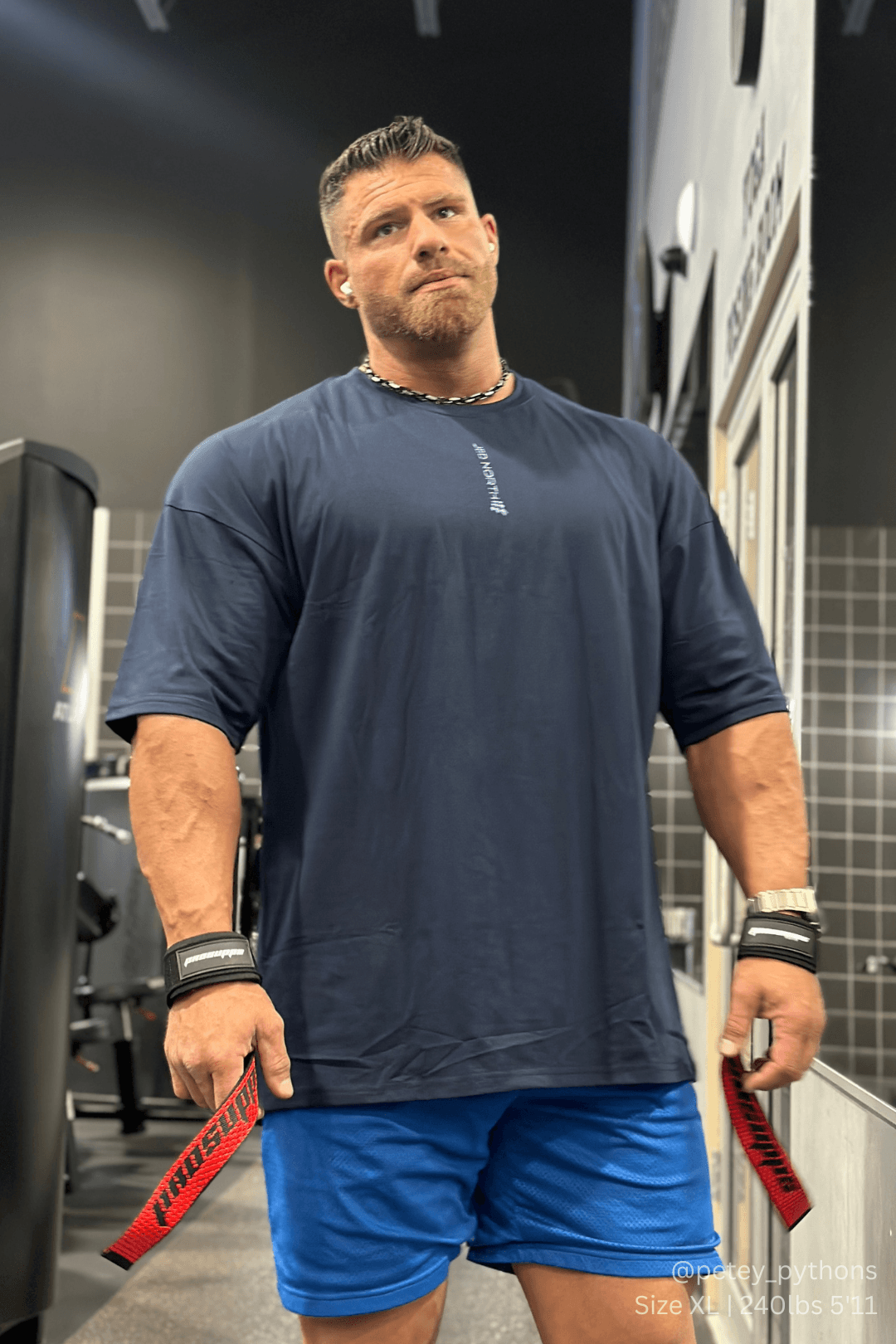 Jed North Energy Oversize-T-Shirt - Mitternachtsblau