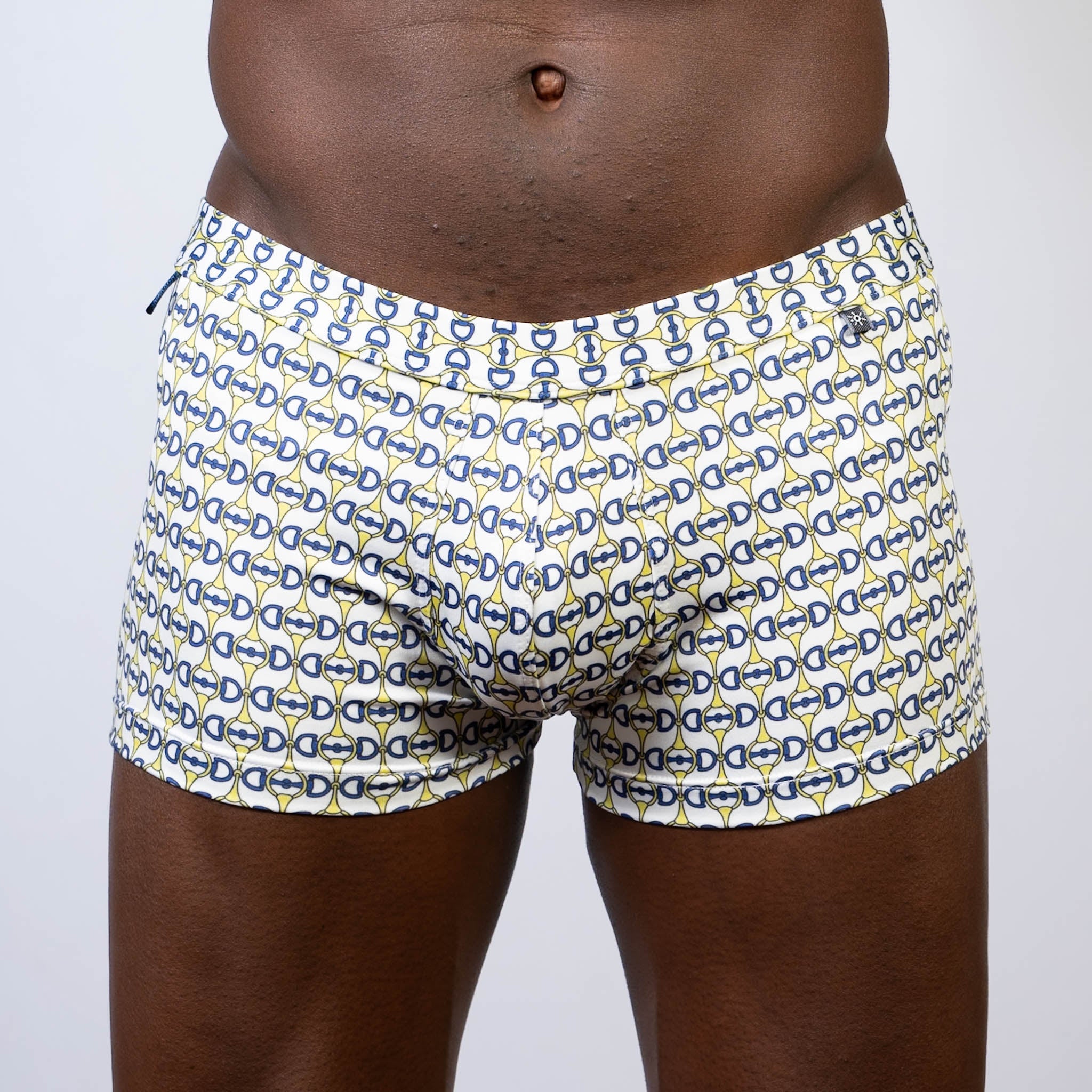 BAÚL DE CORTE CUADRADO CON ESTAMPADO DE HEBILLA DE DISEÑADOR