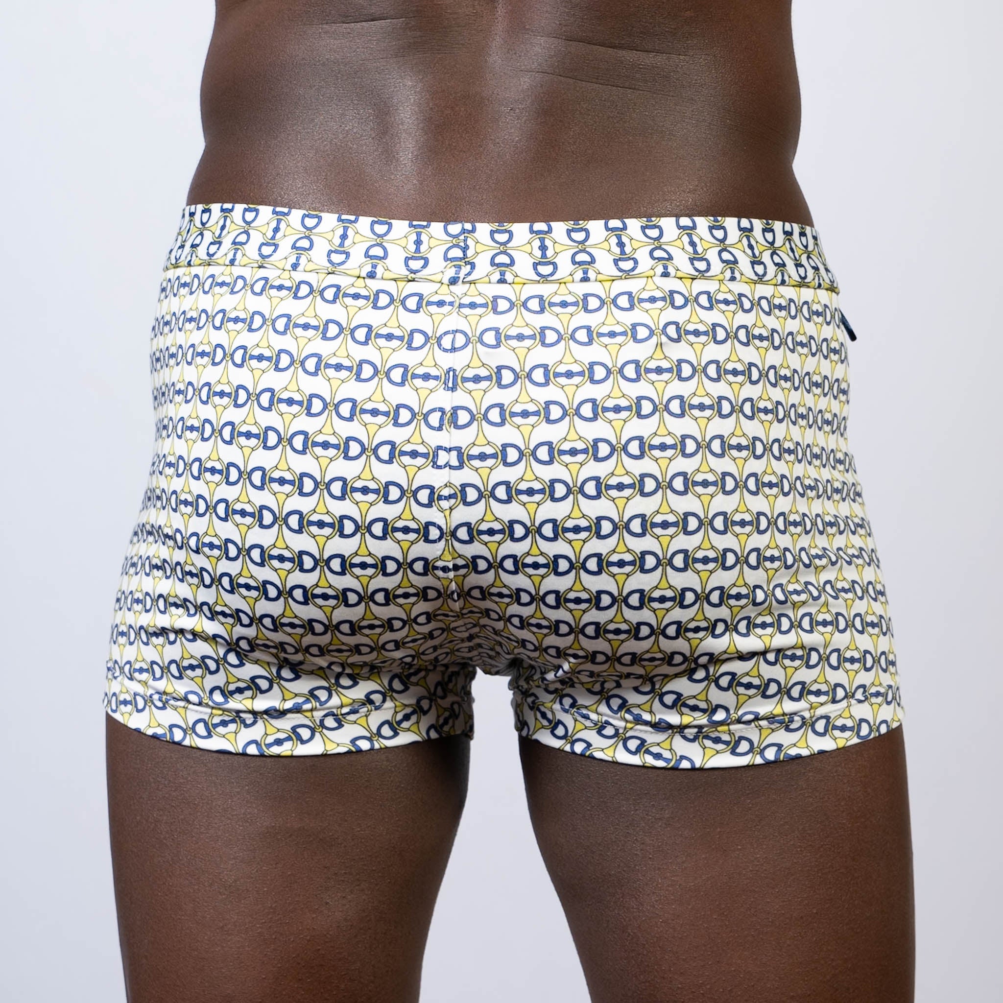 BAÚL DE CORTE CUADRADO CON ESTAMPADO DE HEBILLA DE DISEÑADOR