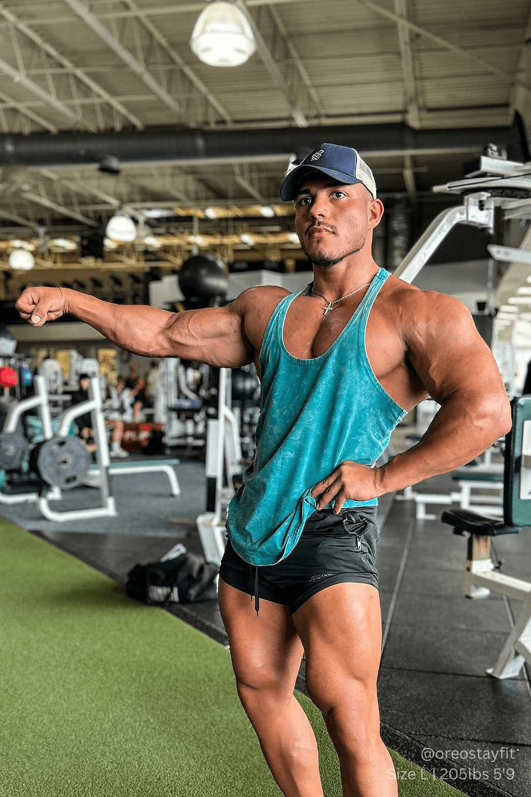 Jed North Classic Vintage Washed Racerback Stringer - Deep Sea