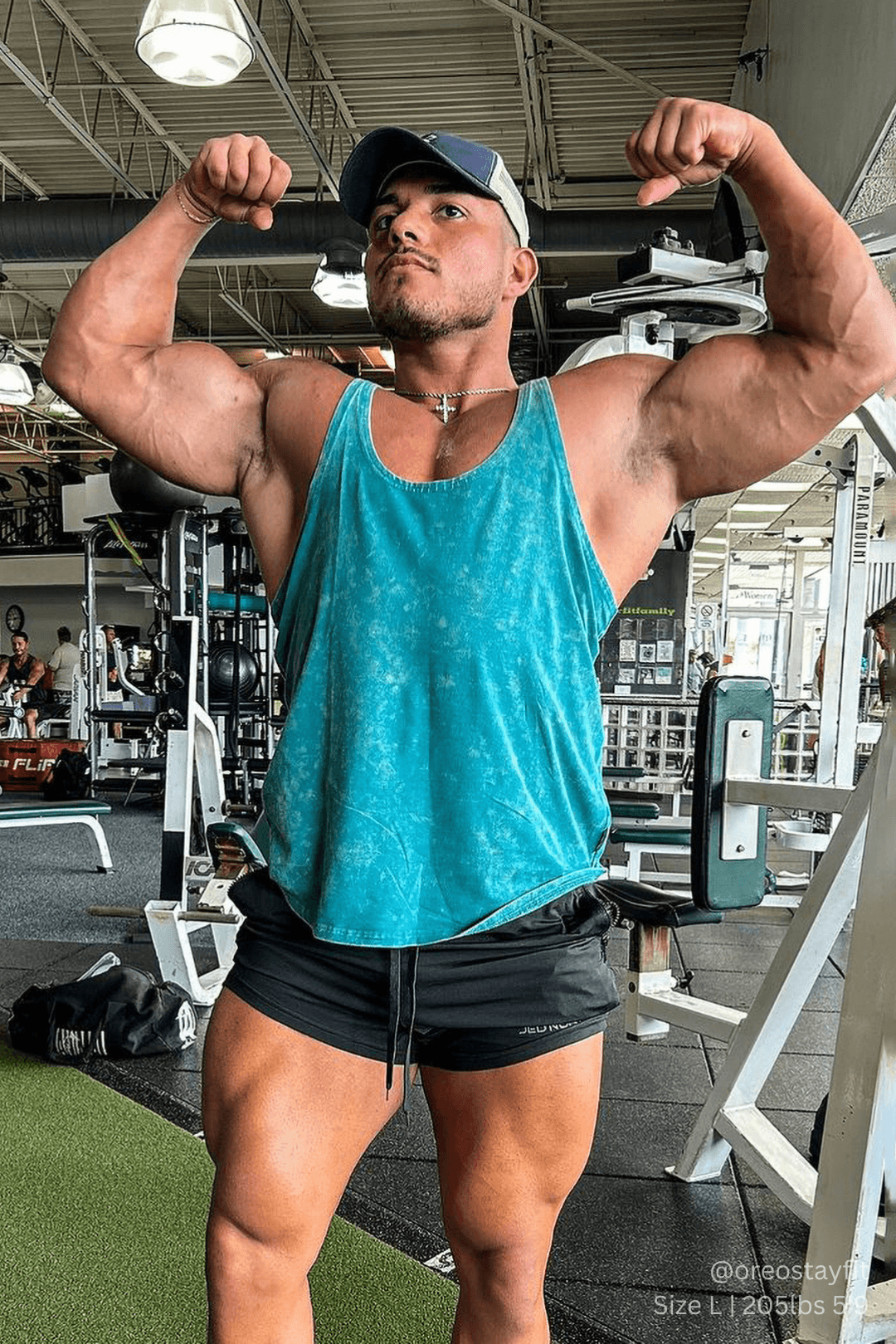 Jed North Classic Vintage Washed Racerback Stringer - Deep Sea