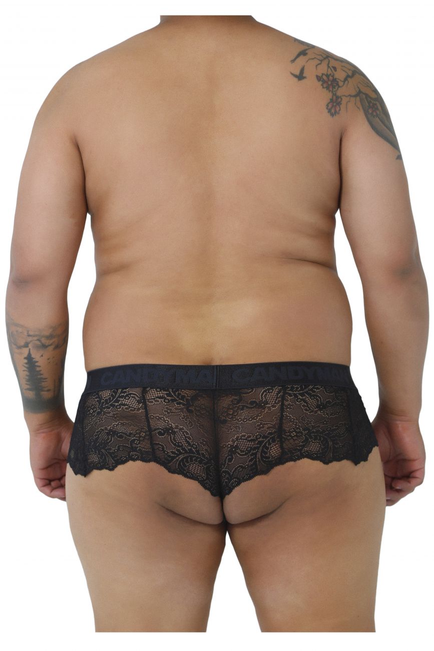 CandyMan 99304X Lace Thongs Color Black - DealByEthan.gay loves CandyMan