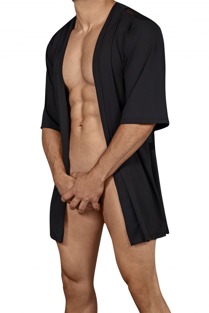 CandyMan 99433 Best Man Kimono Color Black - DealByEthan.gay loves CandyMan