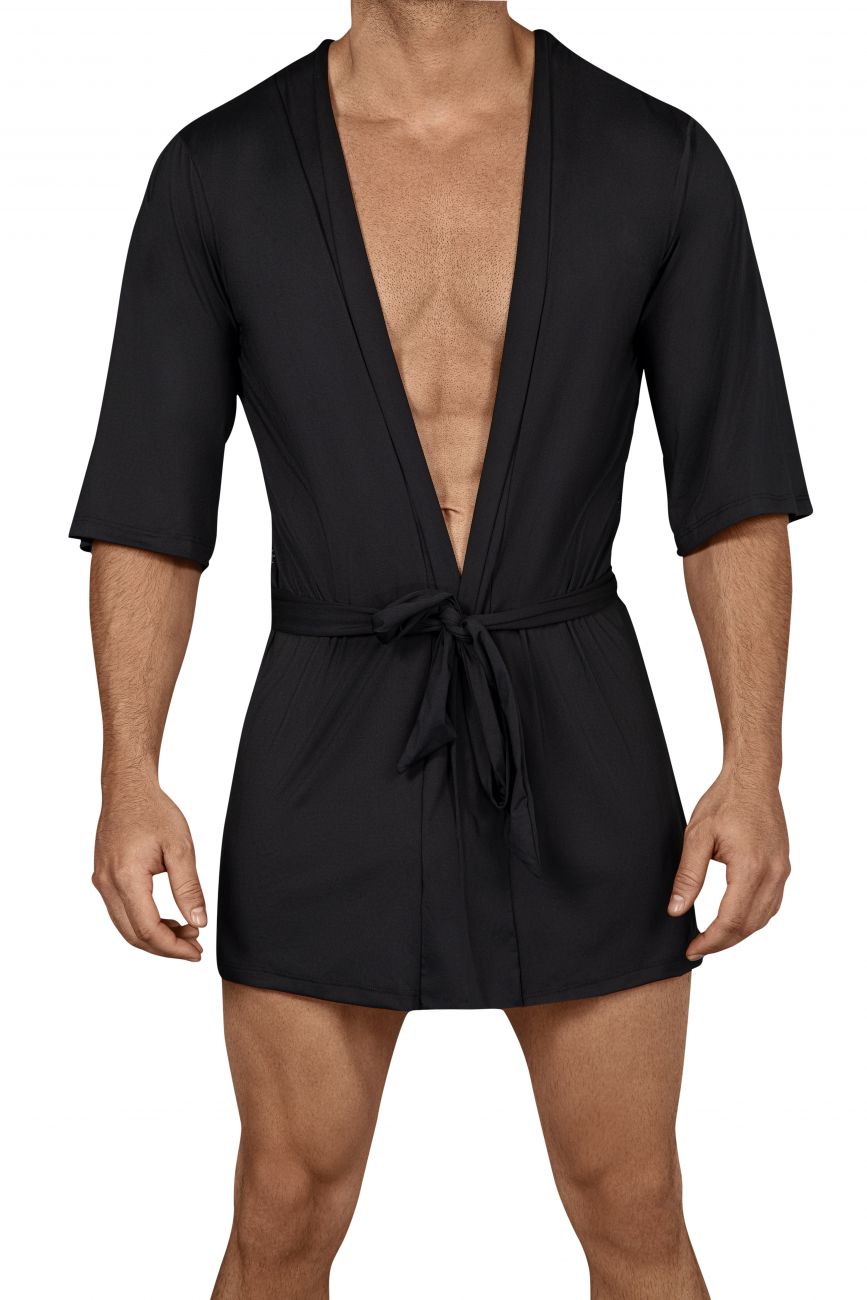CandyMan 99433 Best Man Kimono Color Black - DealByEthan.gay loves CandyMan