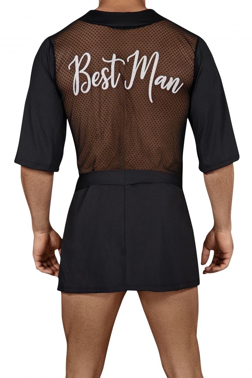 CandyMan 99433 Best Man Kimono Color Black - DealByEthan.gay loves CandyMan