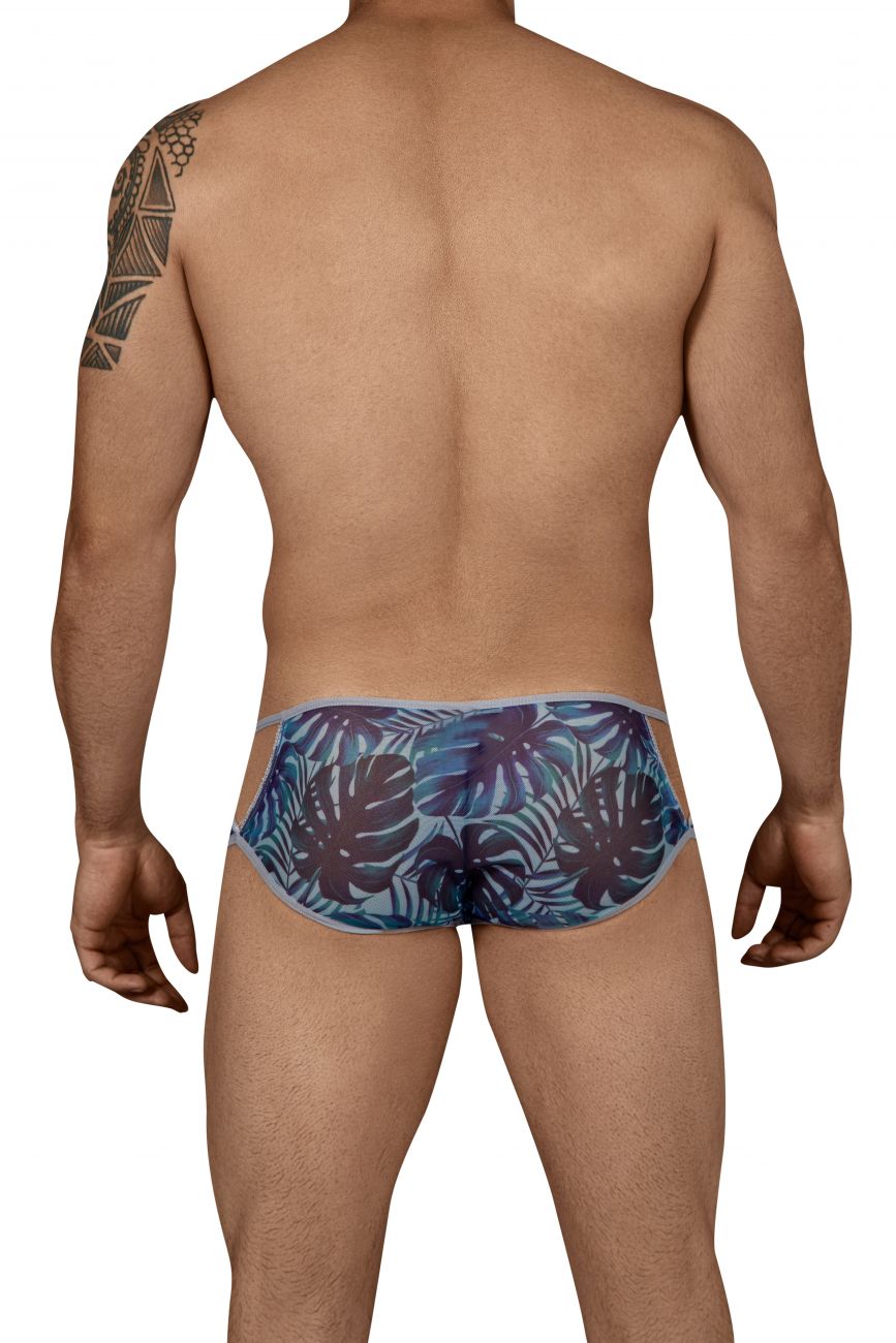 CandyMan 99439 Floral Briefs Color Blue - DealByEthan.gay loves CandyMan