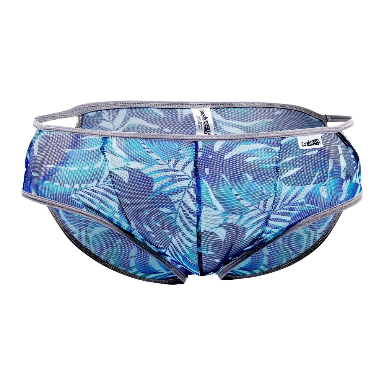 CandyMan 99439 Floral Briefs Color Blue - DealByEthan.gay loves CandyMan