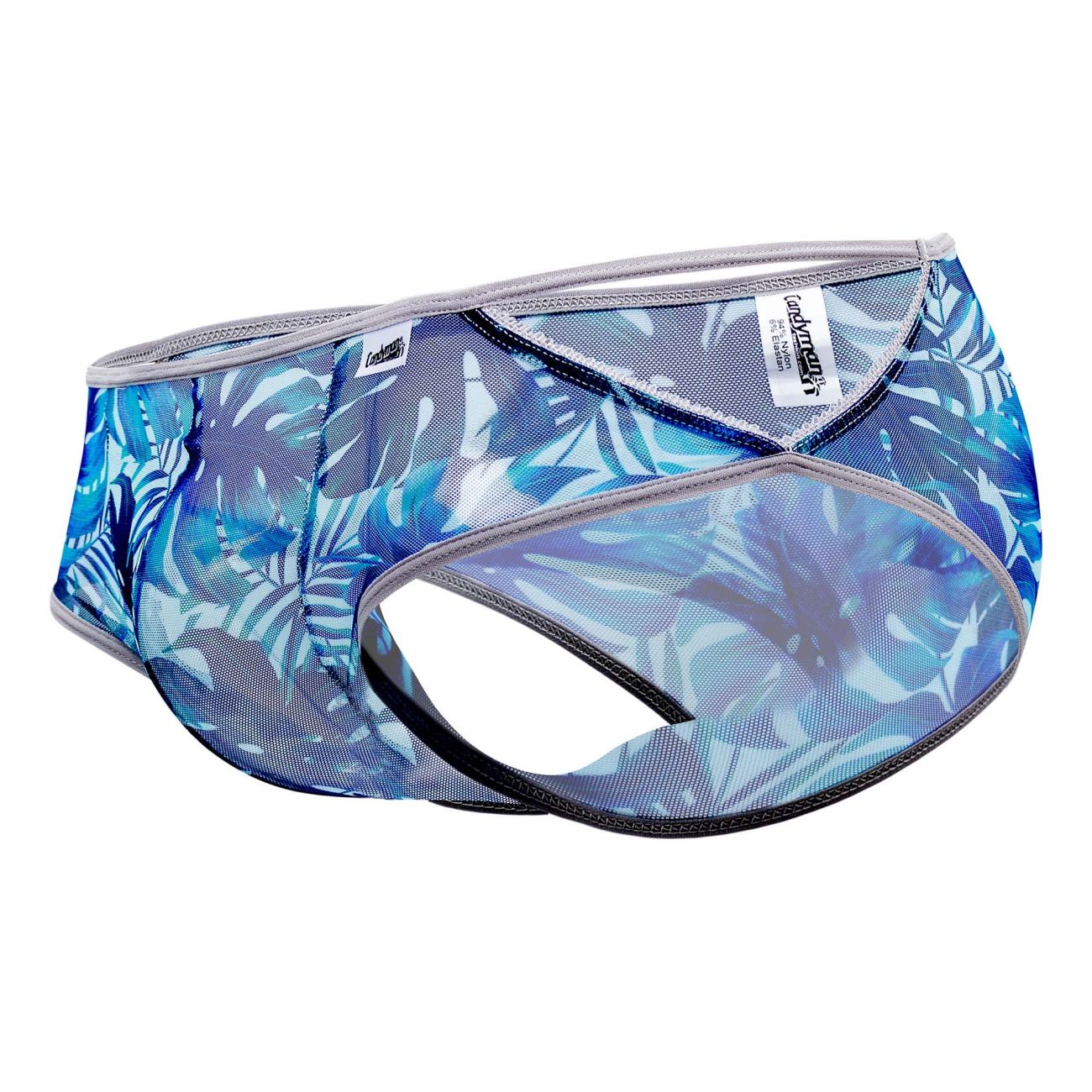 CandyMan 99439 Floral Briefs Color Blue - DealByEthan.gay loves CandyMan