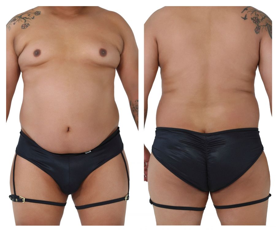 CandyMan 99468X Garter Briefs Color Black - DealByEthan.gay loves CandyMan