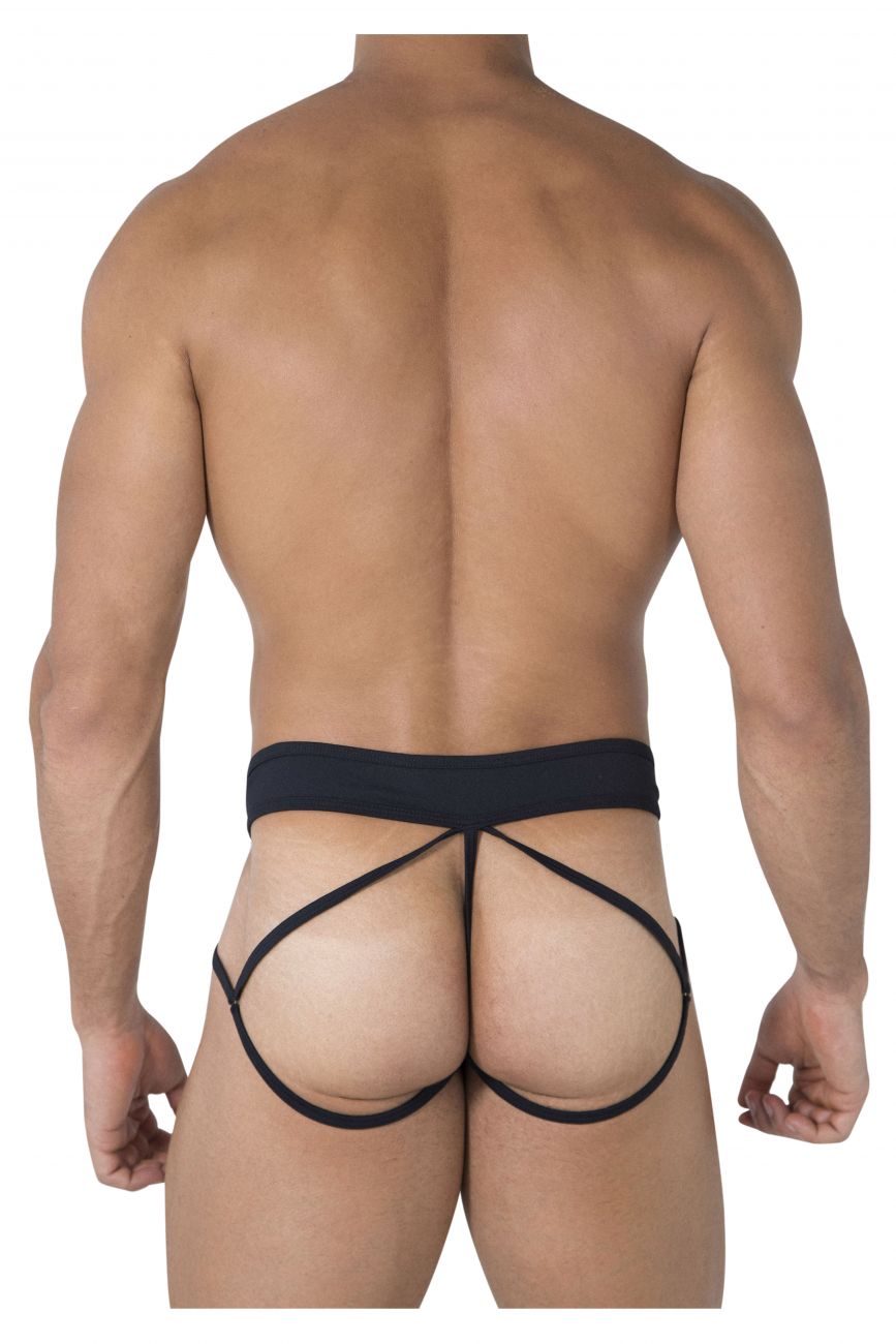CandyMan 99478 Jockstrap Thongs Color Black - DealByEthan.gay loves CandyMan