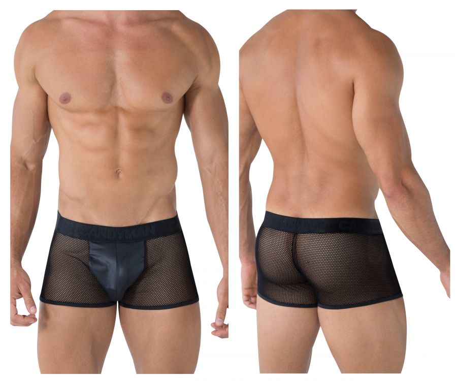 CandyMan 99479 Mesh Trunks Color Black - DealByEthan.gay loves CandyMan