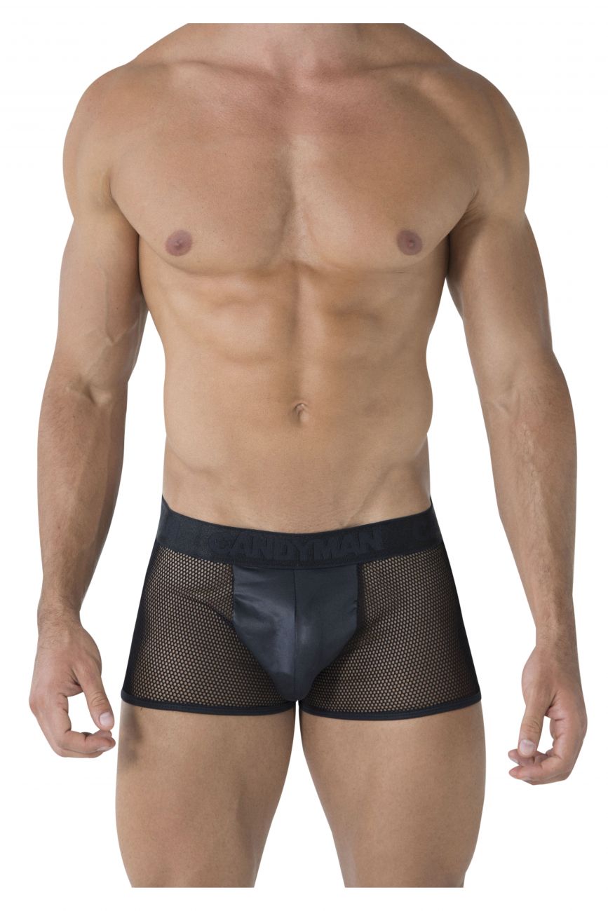 CandyMan 99479 Mesh Trunks Color Black - DealByEthan.gay loves CandyMan