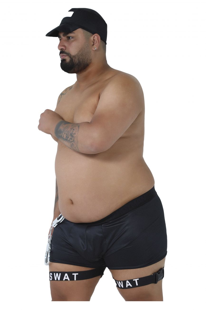 CandyMan 99482X Swat Police Costume Outfit Color Black - DealByEthan.gay loves CandyMan