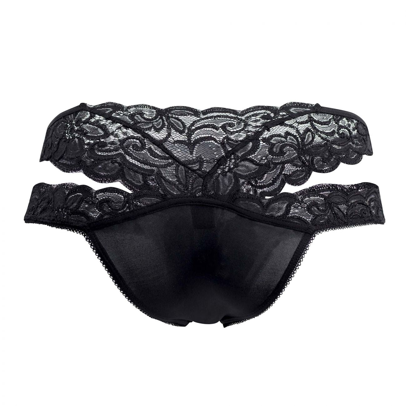 CandyMan 99487 Lace Double Bikini Color Black - DealByEthan.gay loves CandyMan