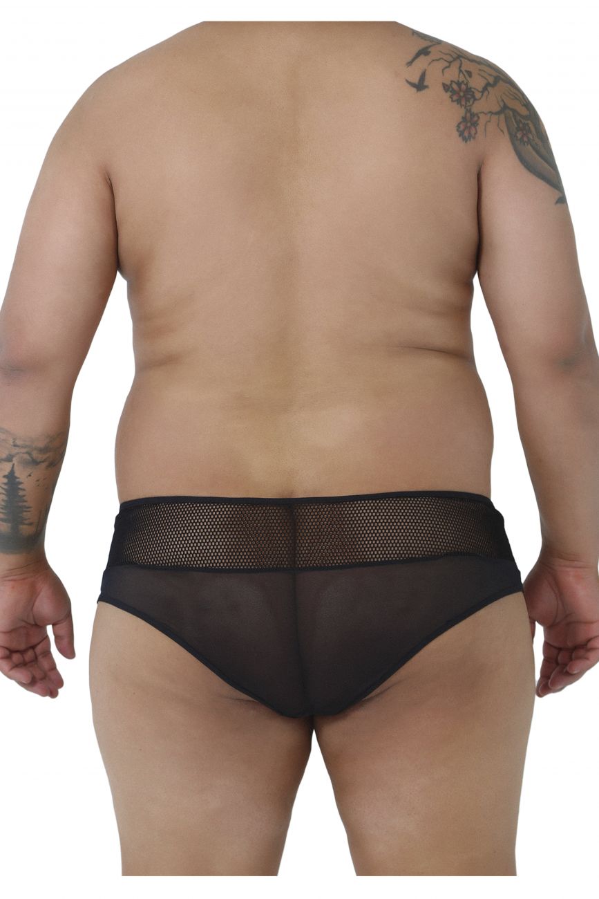 CandyMan 99495X Mesh Briefs Color Black - DealByEthan.gay loves CandyMan