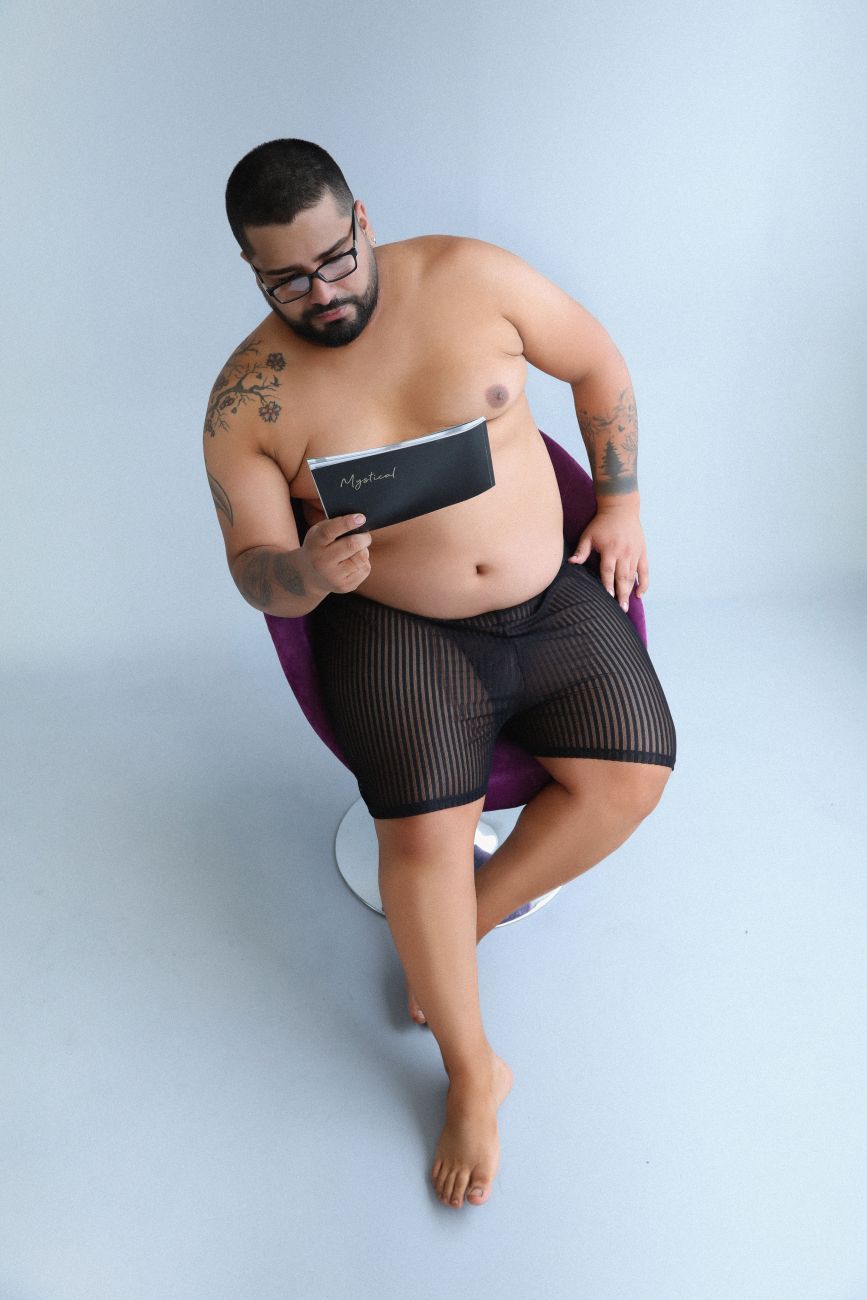 CandyMan 99497X Mesh Lounge Shorts Color Black - DealByEthan.gay loves CandyMan