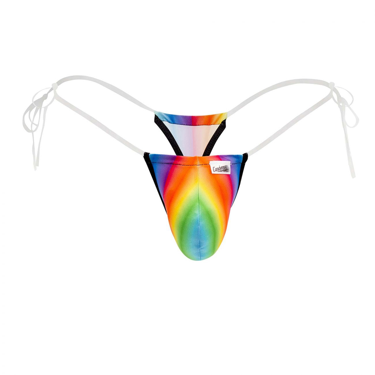 CandyMan 99571X Invisible Micro G-String Color Rainbow Prints - DealByEthan.gay loves CandyMan
