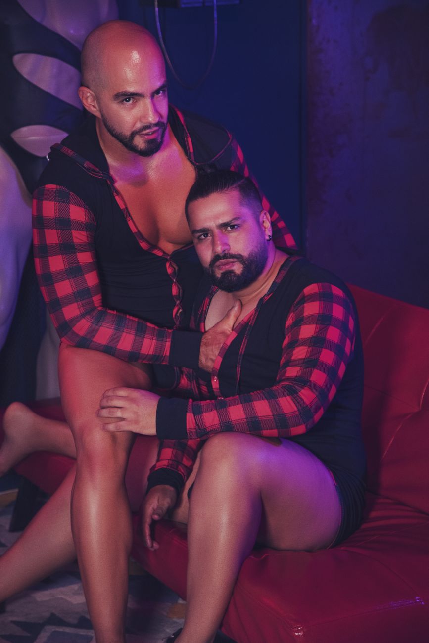 CandyMan 99575 Hoodie Bodysuit Color Black - DealByEthan.gay loves CandyMan