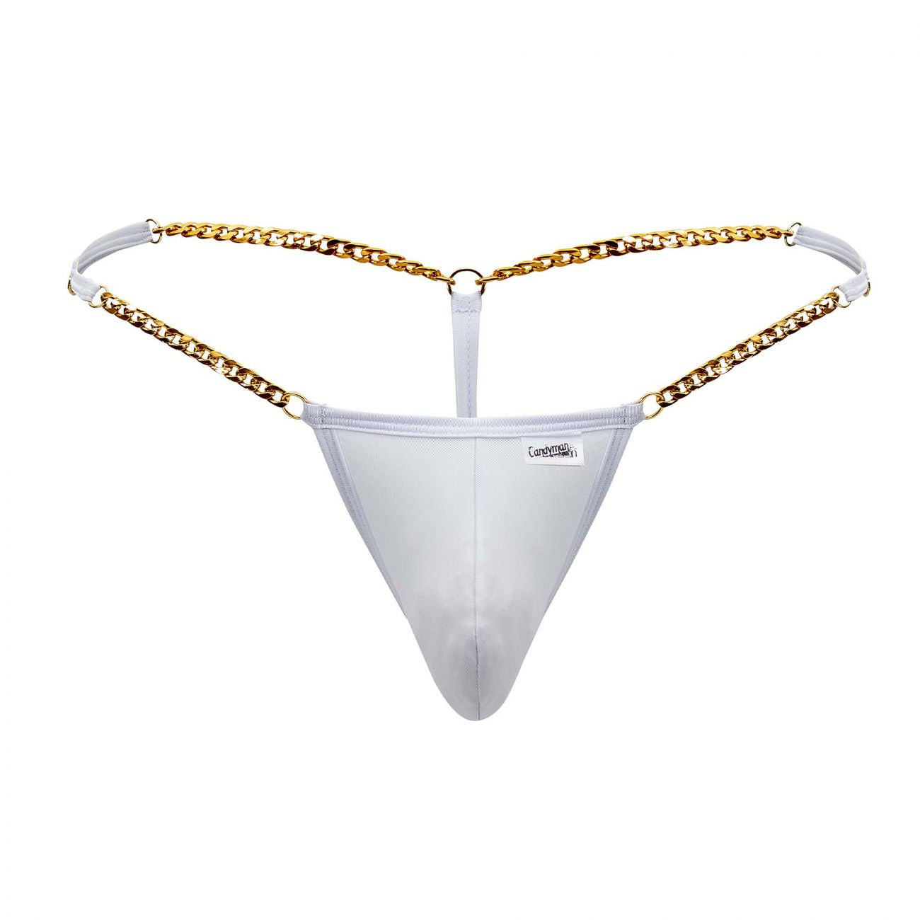 CandyMan 99586 Chain G-String Color White - DealByEthan.gay loves CandyMan