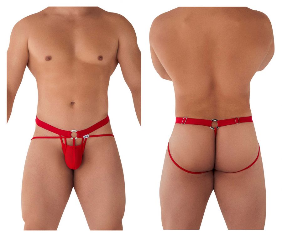 CandyMan 99617 Mesh Cage Jockstrap Color Red - DealByEthan.gay loves CandyMan