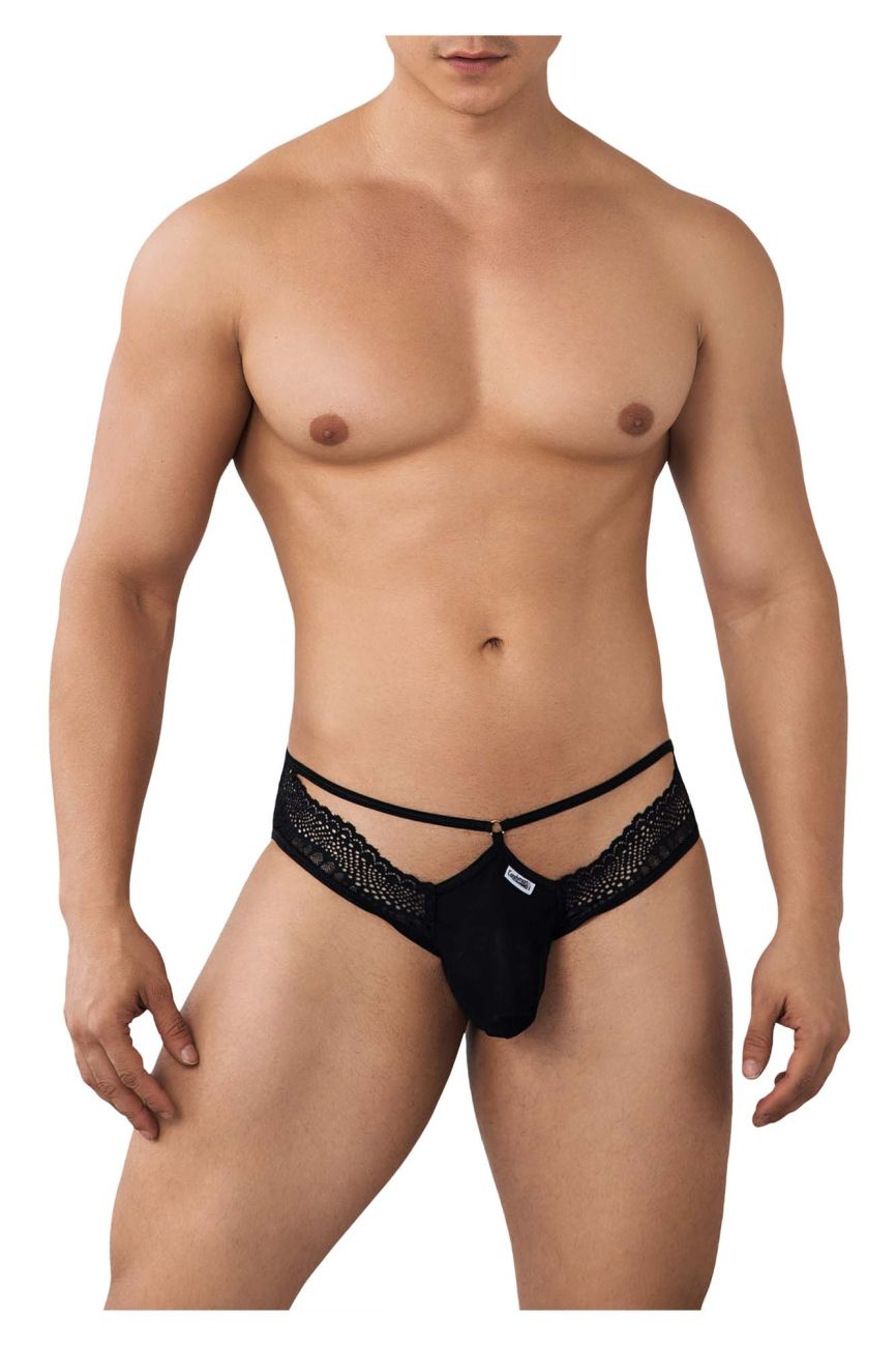 CandyMan 99624 Lace Briefs Color Black - DealByEthan.gay loves CandyMan