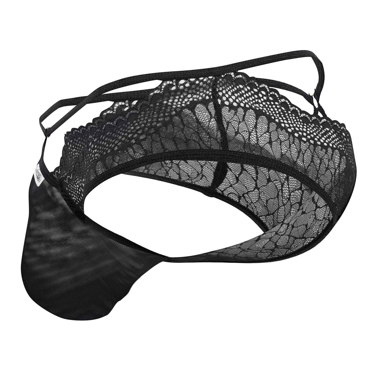 CandyMan 99624 Lace Briefs Color Black - DealByEthan.gay loves CandyMan