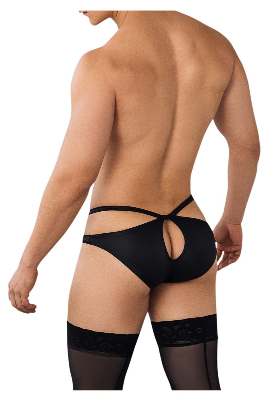 CandyMan 99632 Cut out Briefs Color Black - DealByEthan.gay loves CandyMan