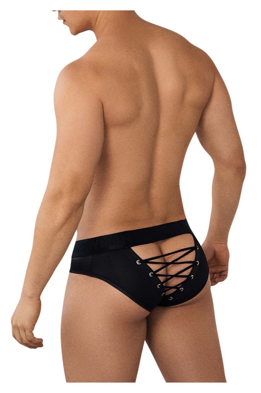 CandyMan 99641 Shorty Briefs Color Black - DealByEthan.gay loves CandyMan