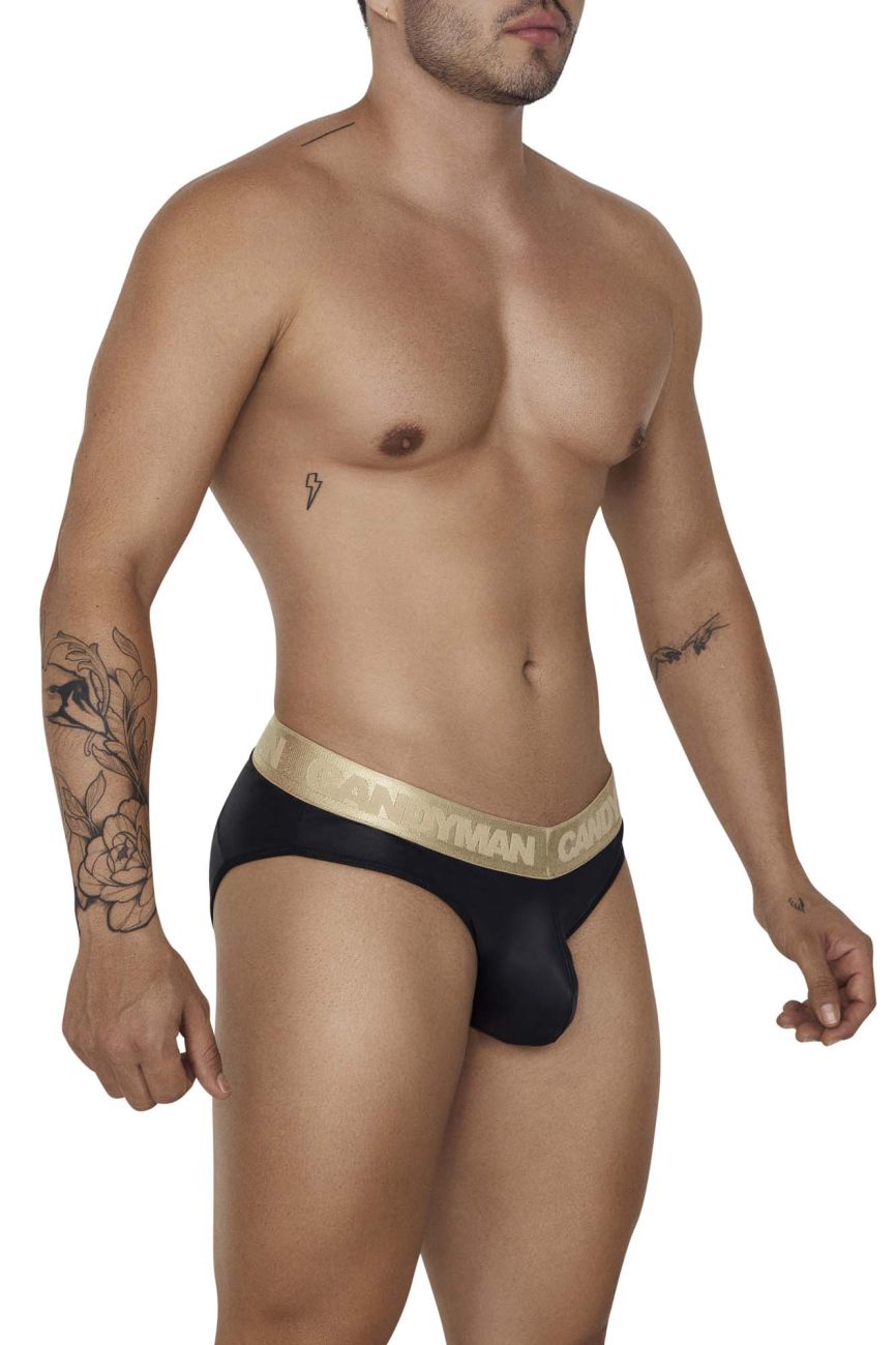 CandyMan 99659 Jock Briefs Color Black - DealByEthan.gay loves CandyMan