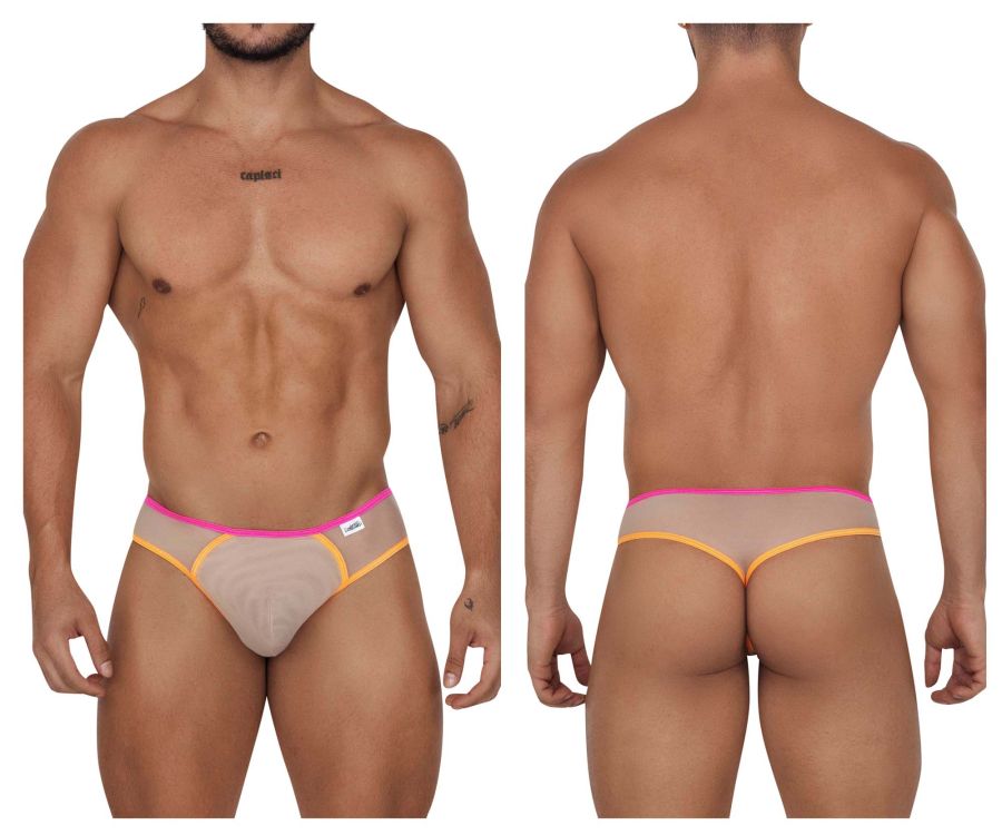 CandyMan 99673 Tulle Thongs Color Beige - DealByEthan.gay loves CandyMan