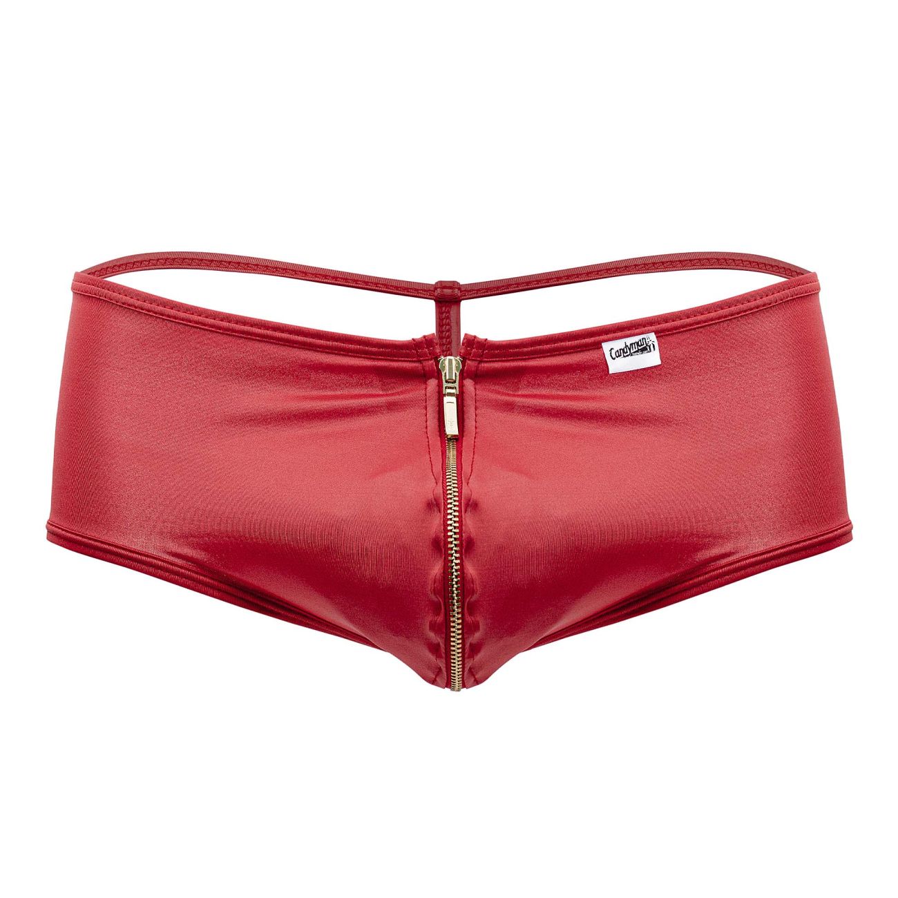 CandyMan 99704 Zip-it Briefs Color Red - DealByEthan.gay loves CandyMan