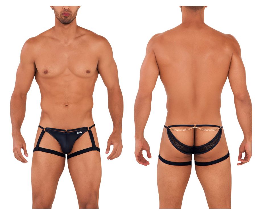 CandyMan 99705 Garter Jockstrap Color Black - DealByEthan.gay loves CandyMan
