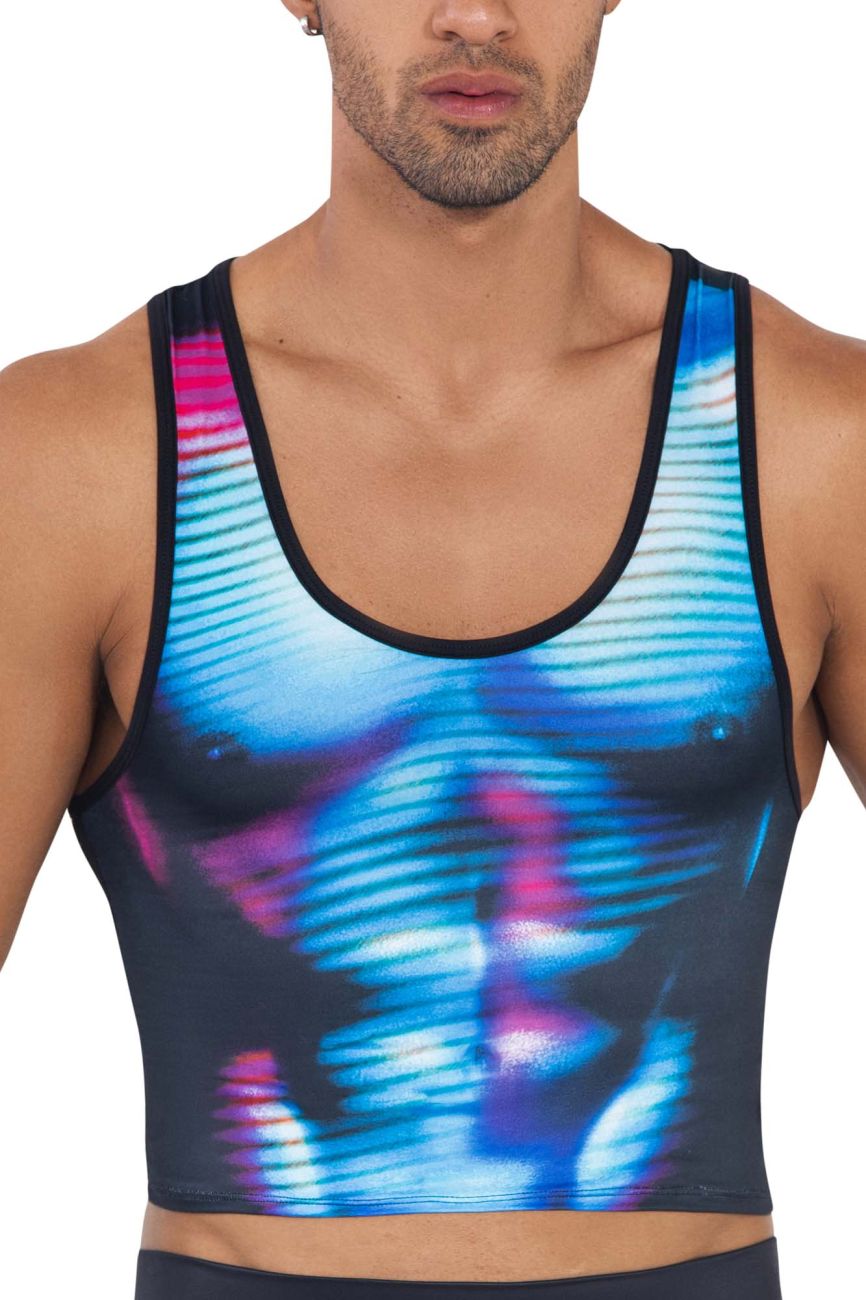 CandyMan 99726 Work-N-Out Top Color Moonlight Blue - DealByEthan.gay loves CandyMan