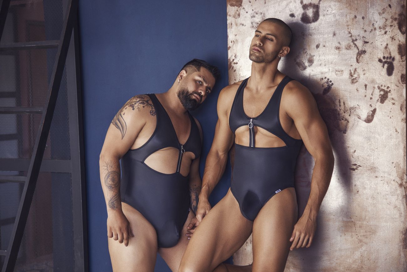 CandyMan 99728 Work-N-Play Bodysuit Color Black - DealByEthan.gay loves CandyMan