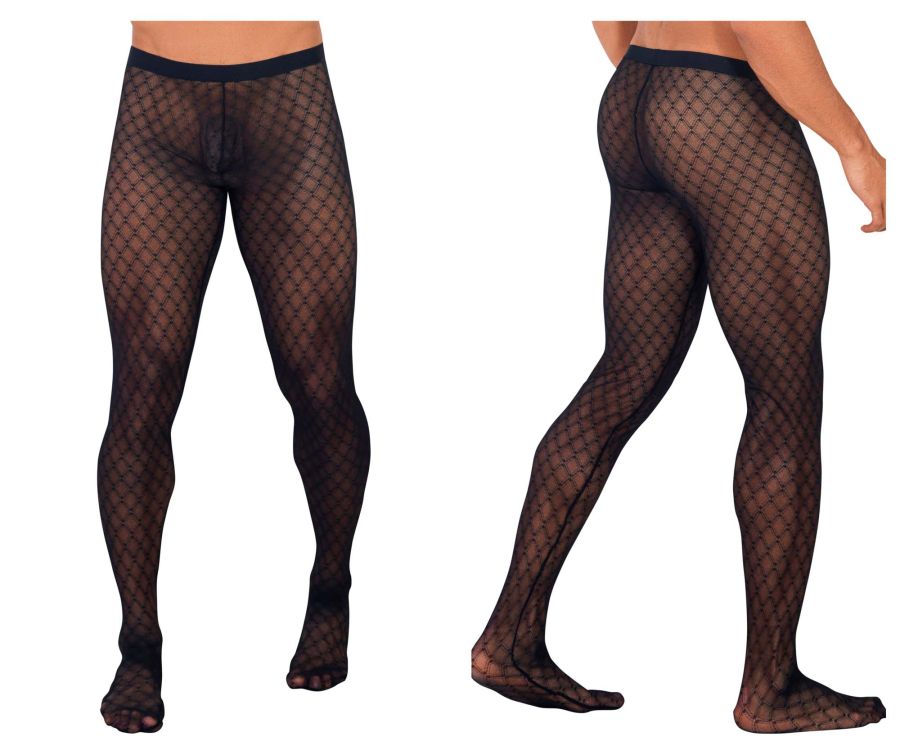 CandyMan 99736 Mesh Thigh Highs Color Black - DealByEthan.gay loves CandyMan