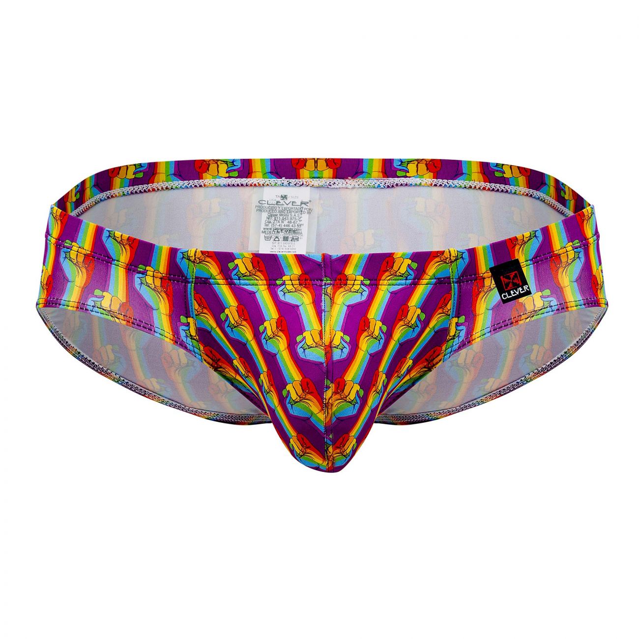 Clever 0559-1 Pride Briefs Color Grape - DealByEthan.gay loves Clever