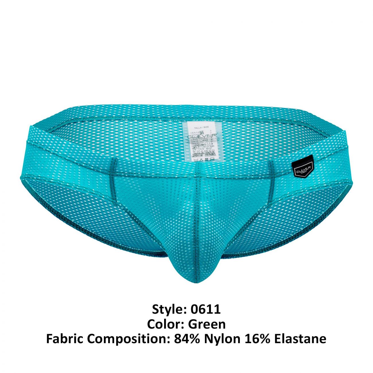 Clever 0611-1 Domain Briefs Color Green - DealByEthan.gay loves Clever