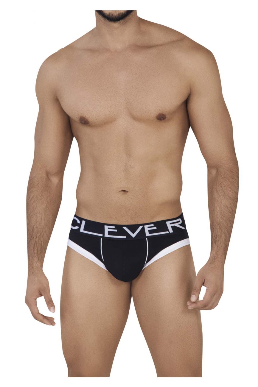 Clever 0624-1 Unchainded Briefs Color Black - DealByEthan.gay loves Clever