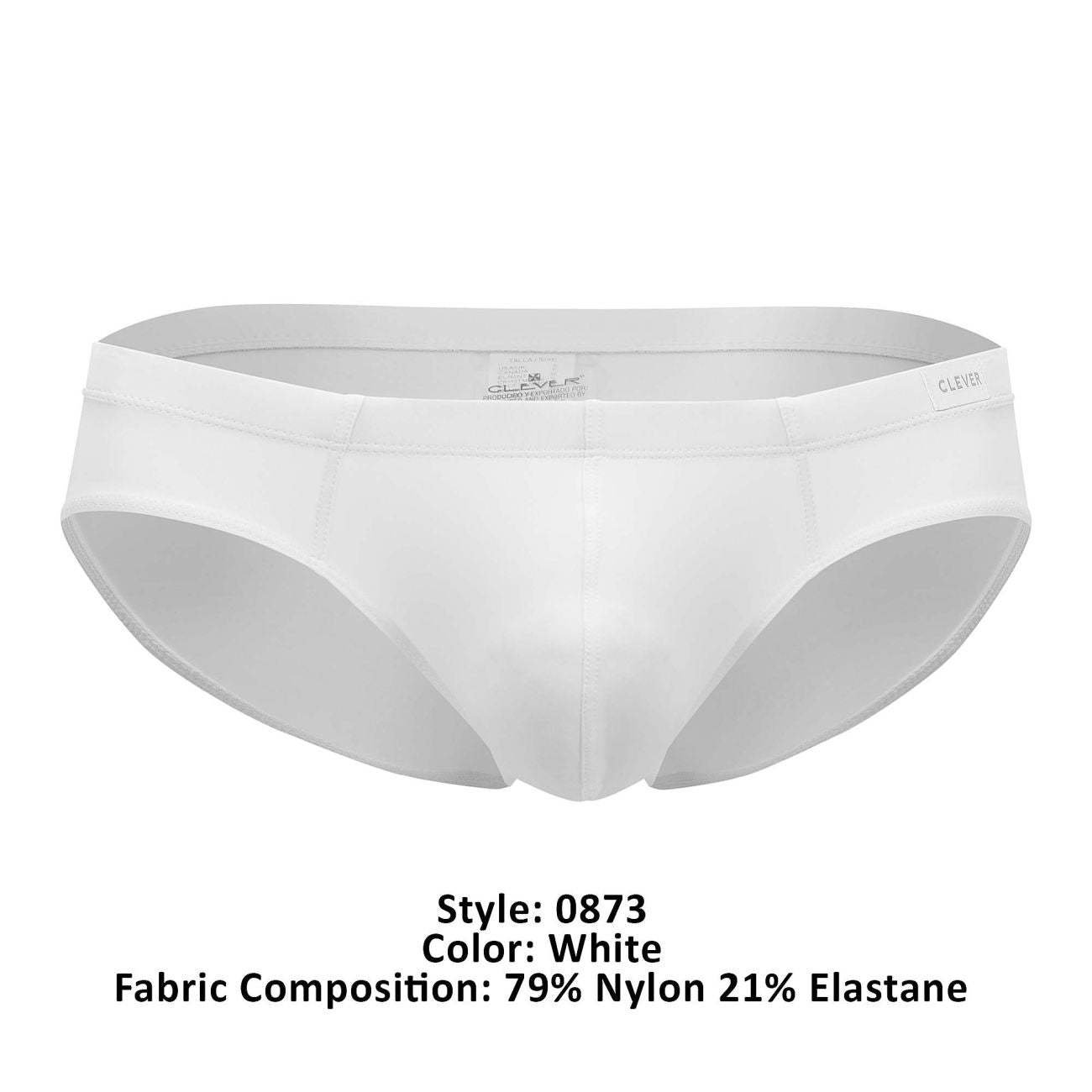 Clever 0873 Latin Briefs Color White - DealByEthan.gay loves Clever