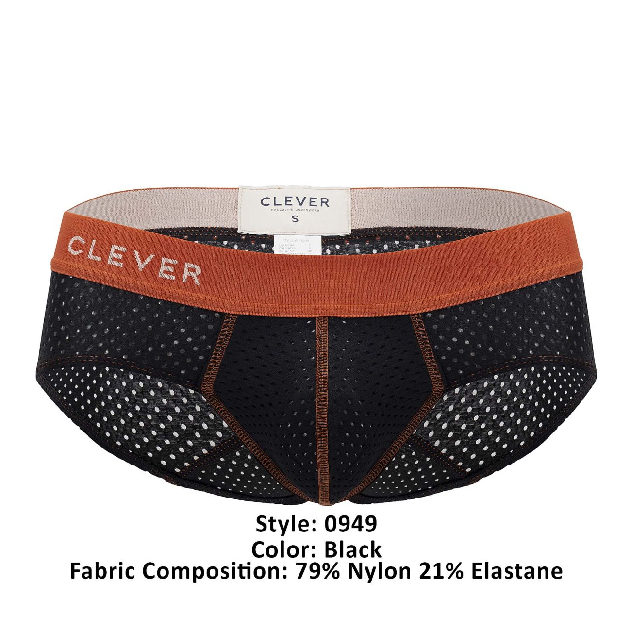 Clever 0949 Line Briefs Color Black - DealByEthan.gay loves Clever
