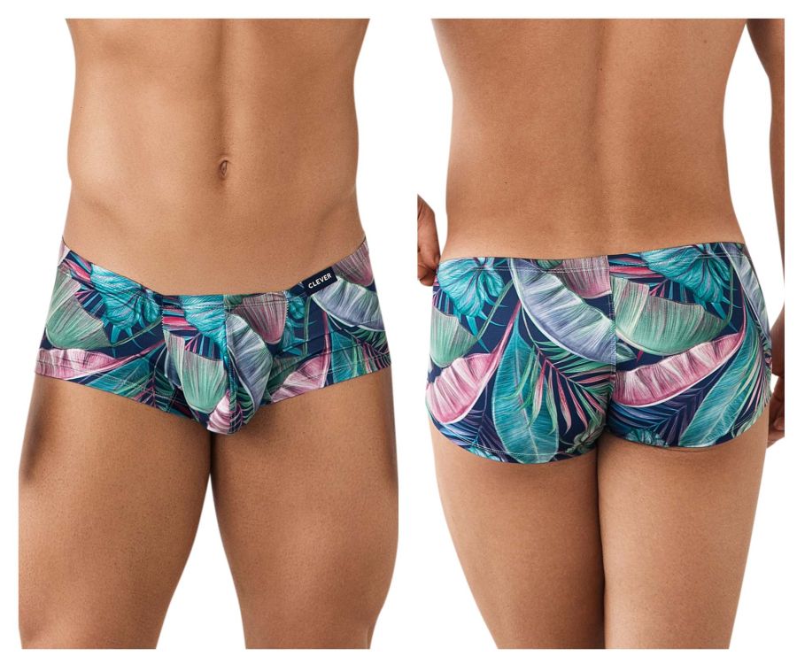 Clever 0962 Waves Trunks Color Dark Blue - DealByEthan.gay loves Clever