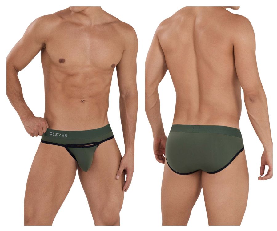 Clever 1146 Celestial Briefs Color Green - DealByEthan.gay loves Clever