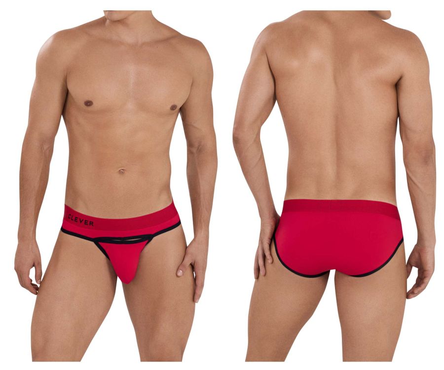 Clever 1146 Celestial Briefs Color Red - DealByEthan.gay loves Clever