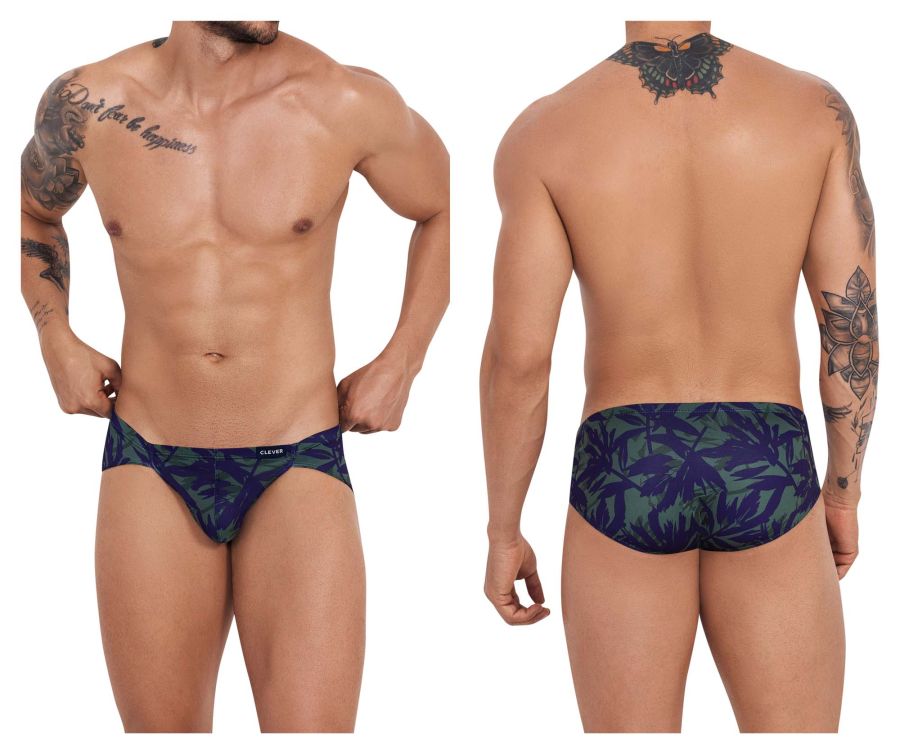 Clever 1218 Daniel Briefs Color Green - DealByEthan.gay loves Clever
