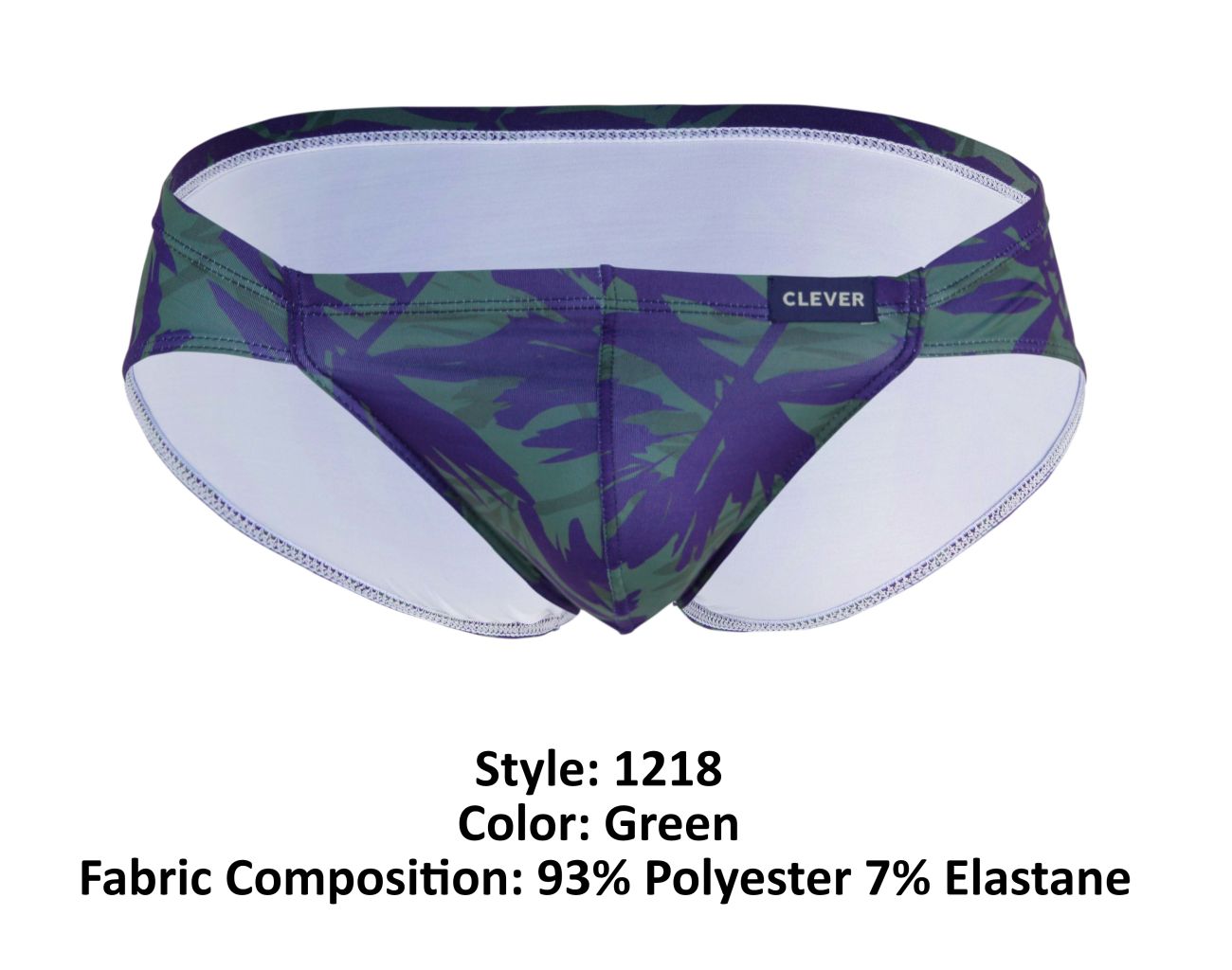 Clever 1218 Daniel Briefs Color Green - DealByEthan.gay loves Clever