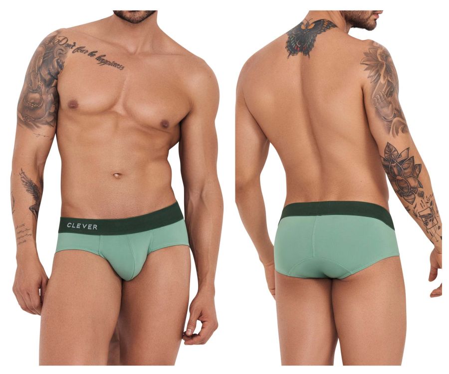 Clever 1234 Grace Briefs Color Green - DealByEthan.gay loves Clever