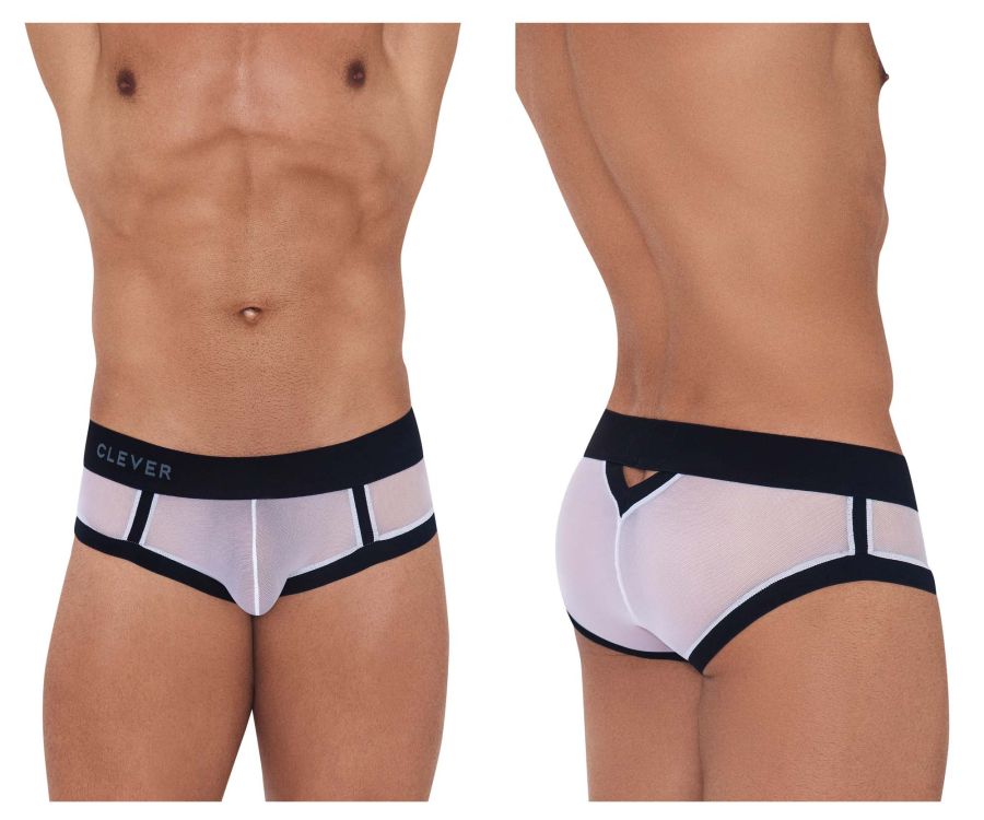 Clever 1237 Cult Briefs Color White - DealByEthan.gay loves Clever