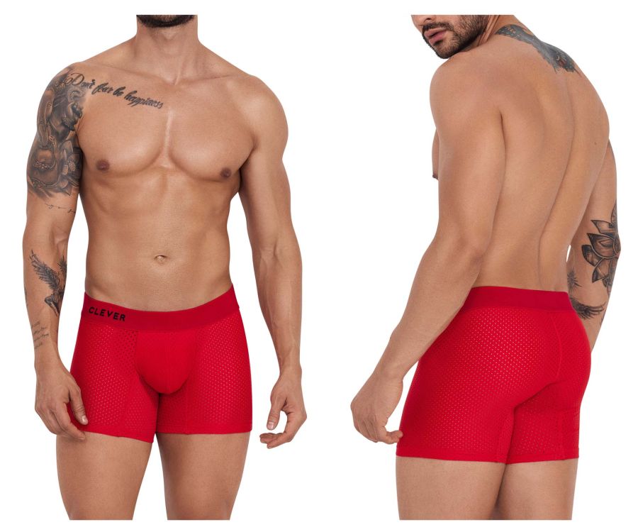 Clever 1260 Euphoria Boxer Briefs Color Red - DealByEthan.gay loves Clever
